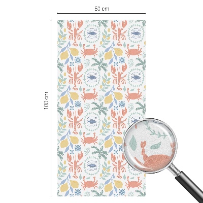 Sichtschutz Klebefolie für Fenster Nautische Motive