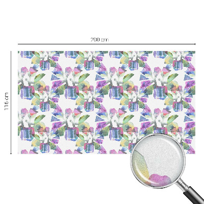 Milchglasfolie Fenster Buntglasoptik Farbenfrohe Abstraktion