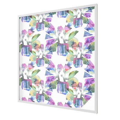 Milchglasfolie Fenster Buntglasoptik Farbenfrohe Abstraktion