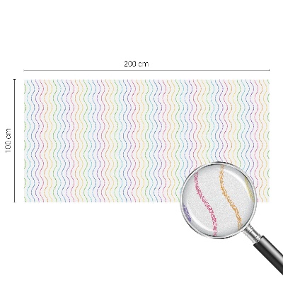 Toom Sichtschutzfolie Regenbogenlinien