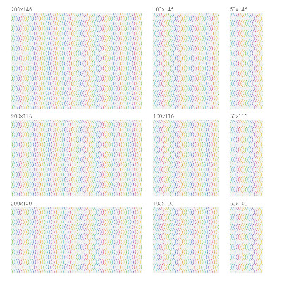 Toom Sichtschutzfolie Regenbogenlinien