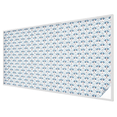 Fensterfolie Sichtschutz Blaue Palmen