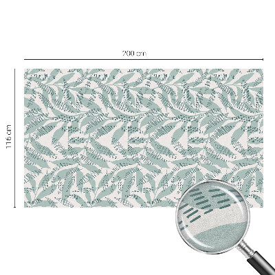 Fensterfolie Sichtschutz Grüne Blätter