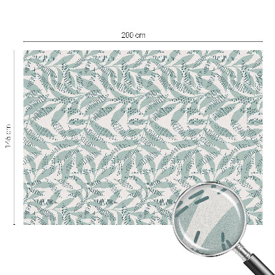 Fensterfolie Sichtschutz Grüne Blätter