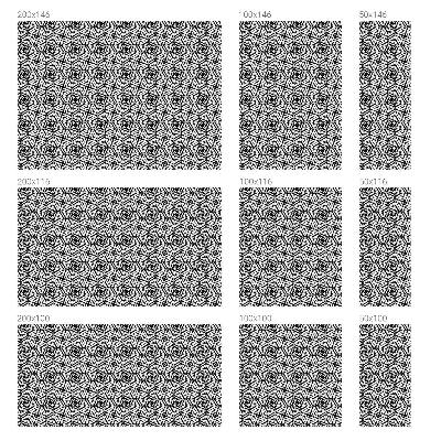 Fensterfolie mit Motiv Buntglas Geometrische Blätter