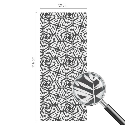 Fensterfolie mit Motiv Buntglas Geometrische Blätter