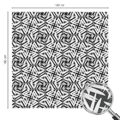 Fensterfolie mit Motiv Buntglas Geometrische Blätter