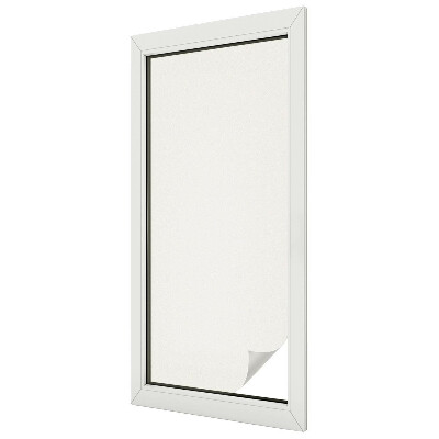 Fensterfolie mit Motiv Buntglas Zartes, gräulich-weiß