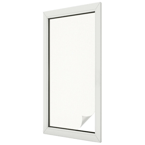 Sichtschutz Klebefolie für Fenster Zartes Weiß