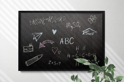 Kreidetafel zum Aufhängen dekorativ 120x90