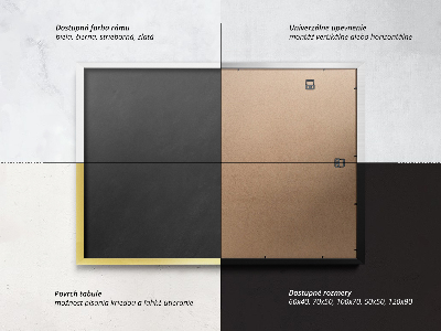 Kreidetafel für die Wand dekorativ 70x50