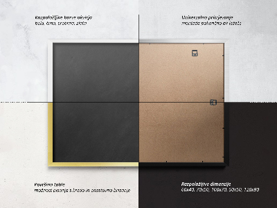 Kreidetafel für die Wand dekorativ 70x50