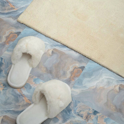Pvc fliesen Abstraktes Wellenmotiv