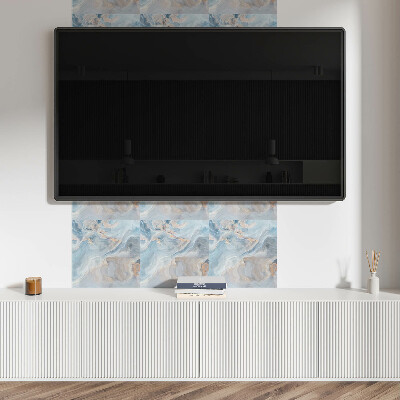 Pvc fliesen Abstraktes Wellenmotiv