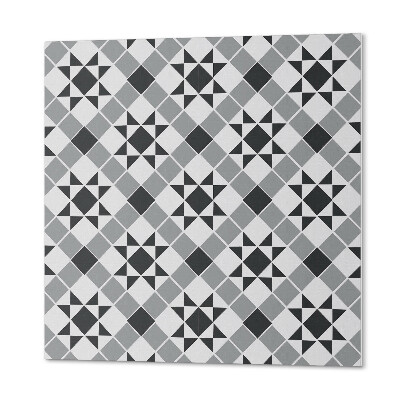 Pvc fliesen Ein Sternmotiv in geometrischer Form