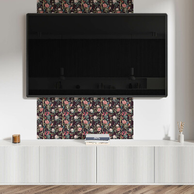 Pvc fliesen Blumenmotiv mit Vögeln