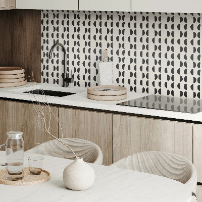 Pvc fliesen Kreative Halbmonde im abstrakten Stil