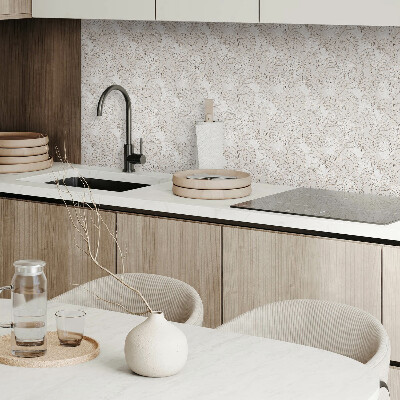 Vinyl fliesen Blattgeometrie im minimalistischen Stil