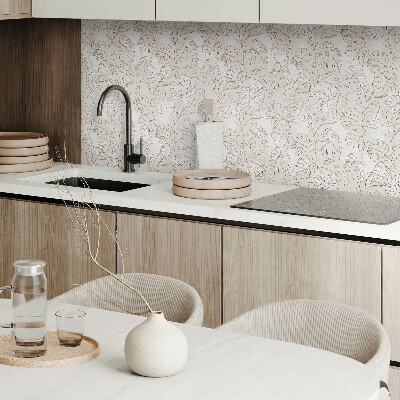 Vinyl fliesen Blattgeometrie im minimalistischen Stil