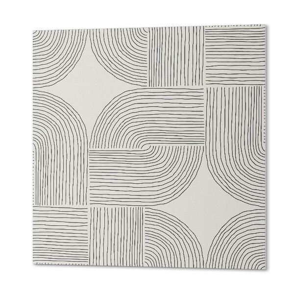 Vinyl fliesen Geometrisches Muster mit dynamischen Linien