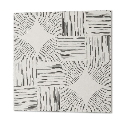 Vinyl fliesen Geometrisches Muster mit dynamischen Linien