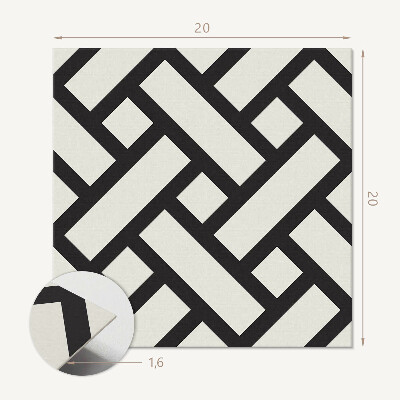 Pvc fliesen Geometrische Webarten in einzigartigem Stil