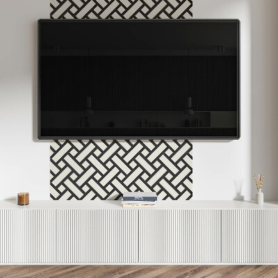Pvc fliesen Geometrische Webarten in einzigartigem Stil
