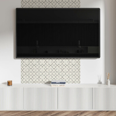Vinyl fliesen selbstklebend Mesh-Blumenmotiv