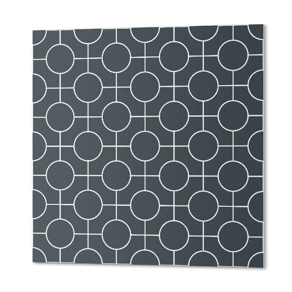 Pvc fliesen Die Geometrie von Kreisen und Linien im Design