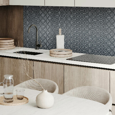 Pvc fliesen Die Geometrie von Kreisen und Linien im Design