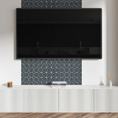 Pvc fliesen Die Geometrie von Kreisen und Linien im Design