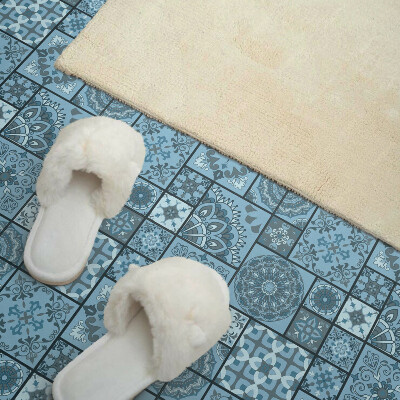 Vinyl fliesen selbstklebend Geometrie im Mosaikstil