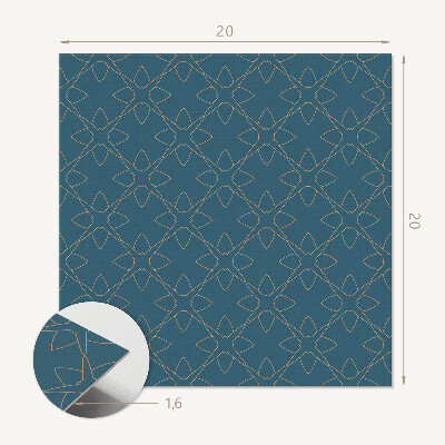 Pvc fliesen Mesh-Blumenarrangement