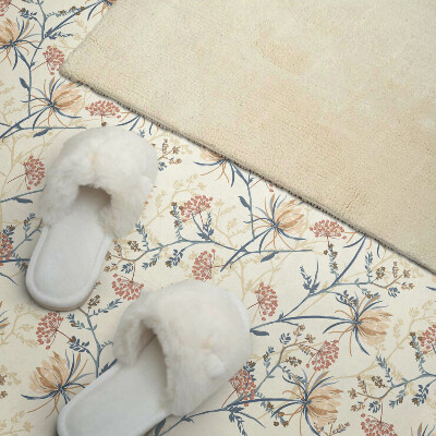 Vinyl fliesen selbstklebend Blumenmuster
