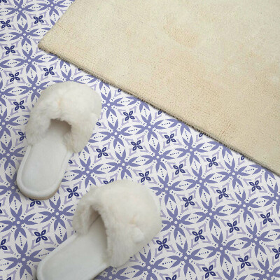Pvc fliesen Geometrische Motive mit Flora