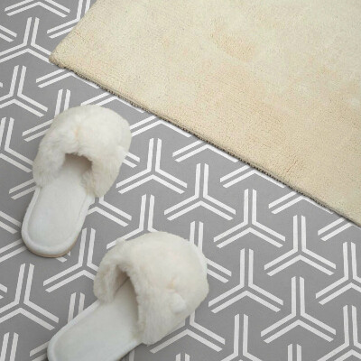 Vinyl fliesen selbstklebend Pfeilformen im geometrischen Stil