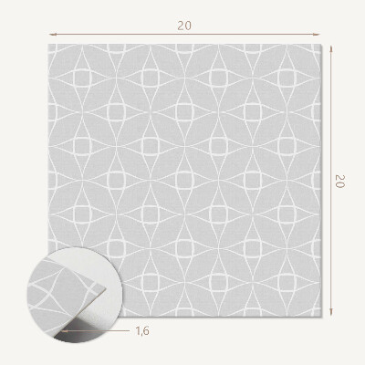 Vinyl fliesen Geometrisches Mesh in moderner Version