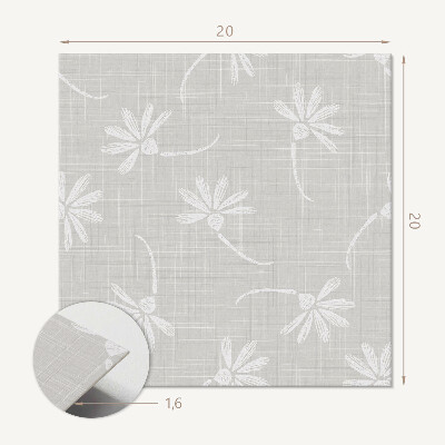 Vinyl fliesen selbstklebend Blumenmuster