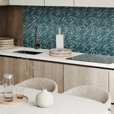 Vinyl fliesen Blättermotiv mit Textur