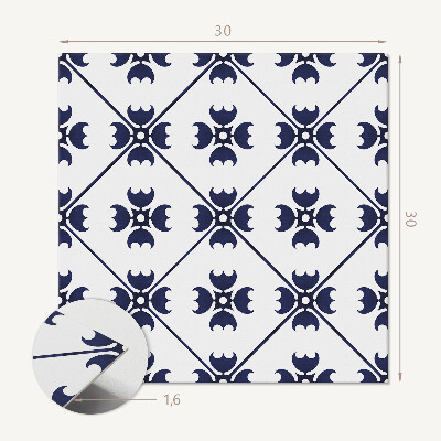 Pvc fliesen Elegantes Muster mit geometrischen Formen