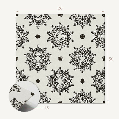 Vinyl fliesen selbstklebend Mandala im Mesh-Stil