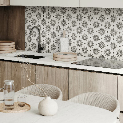 Vinyl fliesen selbstklebend Mandala im Mesh-Stil