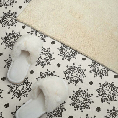 Vinyl fliesen selbstklebend Mandala im Mesh-Stil