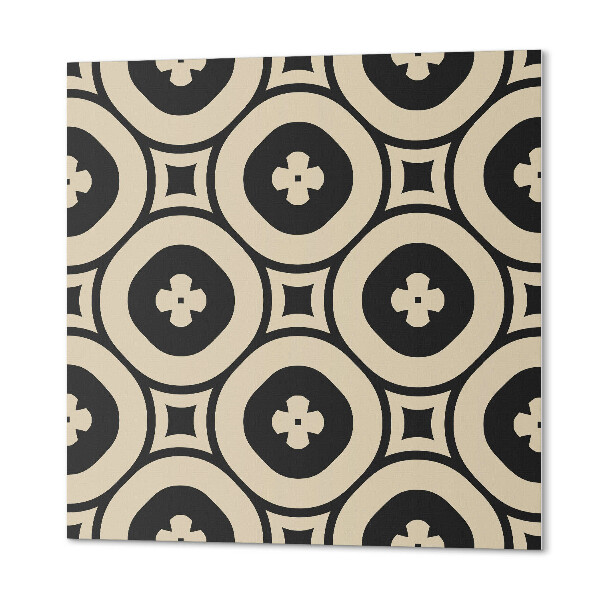 Pvc fliesen Quadratische Motive im geometrischen Stil