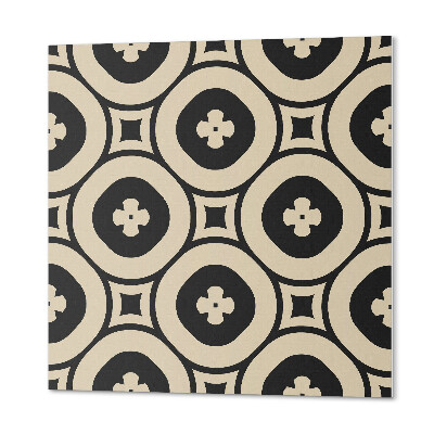 Pvc fliesen Quadratische Motive im geometrischen Stil