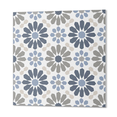 Pvc fliesen Symmetrisches Blumenmotiv