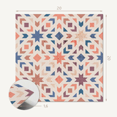 Vinyl fliesen Konformität geometrischer Muster