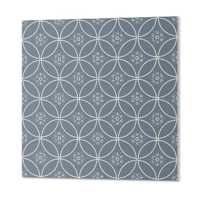 Vinyl fliesen selbstklebend Ornamentale Blumenmotive