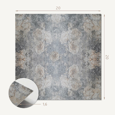Vinyl fliesen Blumenarrangement