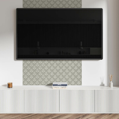 Vinyl fliesen selbstklebend Elegantes botanisches Muster